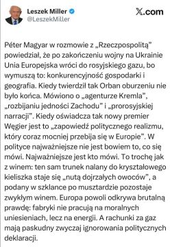 Бывший премьер-министр Польши Миллер - о западном лицемерии: