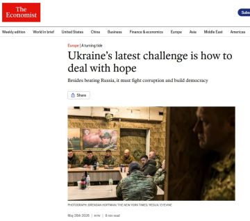 ВОЙНА ДО ПОСЛЕДНЕГО ХОХЛА. Издание The Economist выпустило зрадную статью, в которой пишется о том, что просроченный призывает своё окружение готовиться ещё в двум-трём годам войны