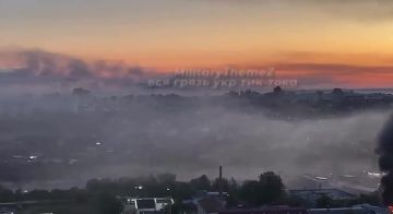 Еще панорама утреннего Киева после ночных ударов по объектам оборонной промышленности