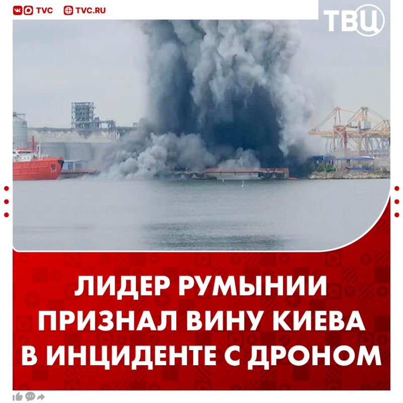 Президент Румынии подтвердил, что попавший в местный порт дрон все-таки был украинским