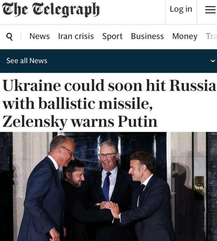 «Зеленский предупредил Путина, что Украина вскоре может нанести удар по России баллистической ракетой»: Зеленский пригрозил России сильными ударами ракетами средней дальности