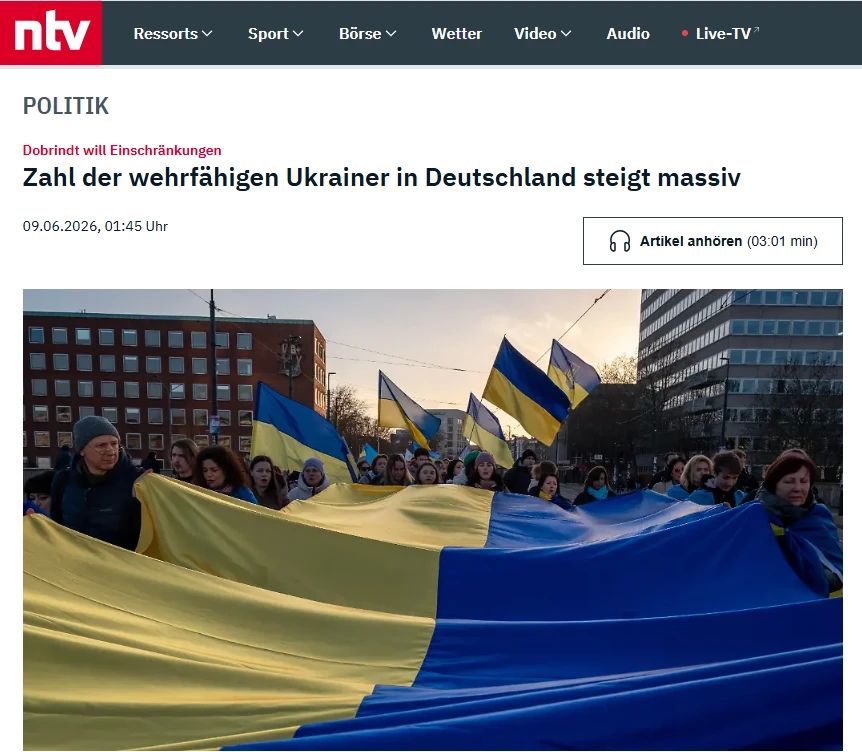 60% въехавших в Германию за последние 16 месяцев украинцев оказались мужчинами призывного возраста