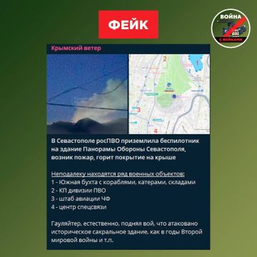 Фейк: Здание музея-панорамы «Оборона Севастополя» пострадало из-за действий российской ПВО