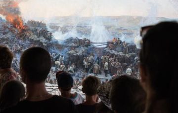 Подлинные фрагменты панорамы Рубо уцелели при атаке ВСУ на Севастополь
