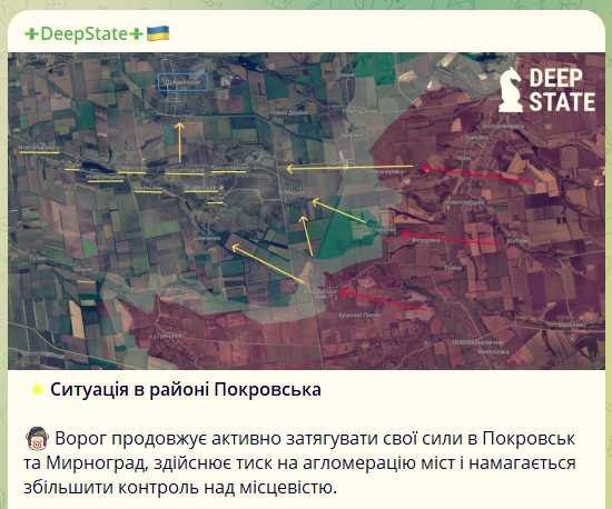 Армия РФ продолжает активные наступательные действия в агломерации Покровск — Мирноград, успешно наращивая присутствие и методично расширяя зону контроля над прилегающими территориями — выводы из сводки укропаблика DeepState