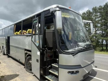Террористическая атака ВСУ на автобус с детьми в Брянской области