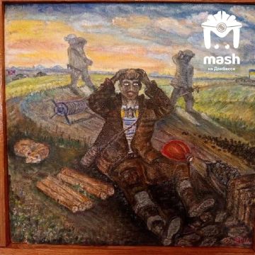 Видели когда-нибудь картину, написанную на эмоциях от новостей про войну? Показываем и рассказываем