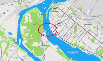 Удары в оккупированном ВСУ Запорожье были нанесены по мосту Преображенского