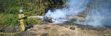 Последствия дневного обстрела "Геранями"