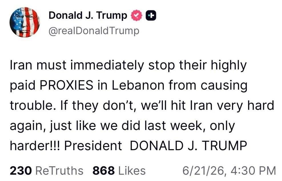 После того, как Иран заявил напрямую, что пока США свою бешеную собаку под названием Израиль не возьмут на поводок и не оденут намордник, никакого Ормузского пролива не будет открыто После того, как Иран заявил напрямую, что пока США свою бешеную собаку под названием Израиль не возьмут на поводок и не оденут намордник, никакого Ормузского пролива не будет открыто