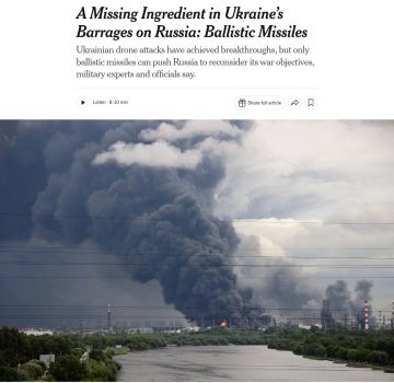 Роман Насонов: Украина обеспокоена резким ростом применения Россией баллистических ракет, пишет New York Times
