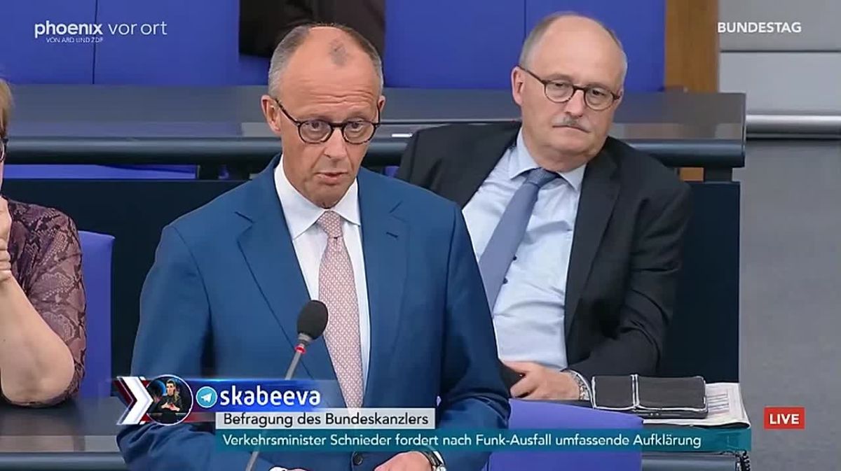 Мерц объясняет депутатам Бундестага, что хамское письмо Зеленского Путину – это ‘конкретное’ предложение мирных переговоров, которое было отвергнуто