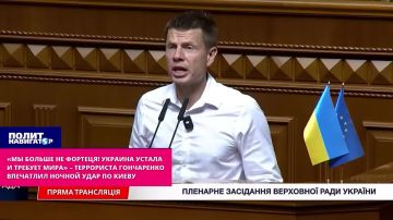«Мы больше не фортэця! Украина устала и требует мира» – проститутка Гончаренко заскулил после удара по Киеву