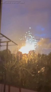 Еще кадры со вторичной детонацией военного объекта в Киеве