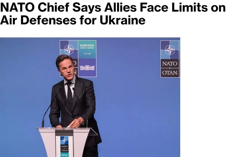 Генсек НАТО дал понять, что поставки ПВО для Украины имеют лимит, несмотря на все стенания Киева