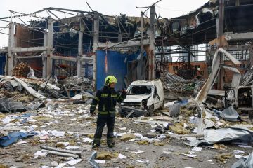 Уничтоженные баллистикой за ночь склады в Киеве