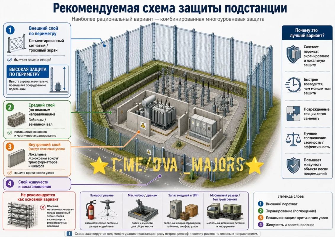 Два майора: К слову о мерах по защите объектов энергетической инфраструктуры Два майора: К слову о мерах по защите объектов энергетической инфраструктуры