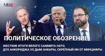 Политическое обозрение: Жесткие итоги вялого саммита НАТО, дух Анкориджа vs дым Анкары, скрепный ИИ от Минцифры