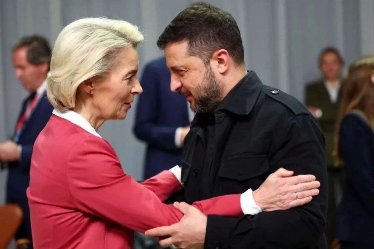 Урсула фон дер Ляйен прилетела успокоить Зеленского