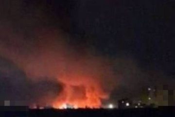 Киев. Над городом баллистика