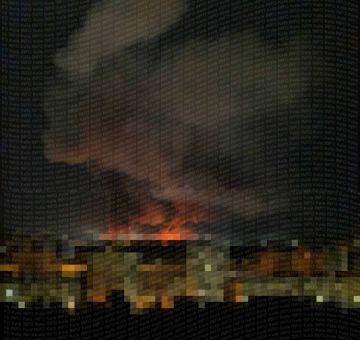 Другие кадры ночного баллистического удара по целям в Киеве