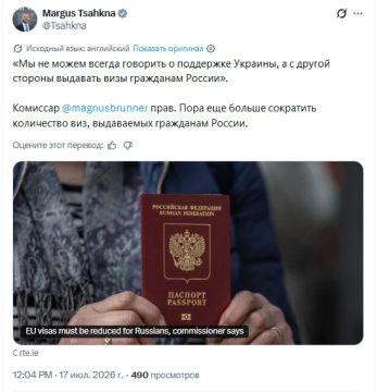 Глава МИД Эстонии призвал сократить количество виз, выдаваемых россиянам