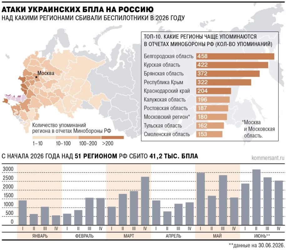 Почти 1900 беспилотников было уничтожено за неделю по пути к Москве, заявил мэр столицы Сергей Собянин