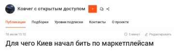 В нашем Клубе Единомышленников разобрали ситуацию, почему Киев начал системную (!) атаку на маркетплейсы