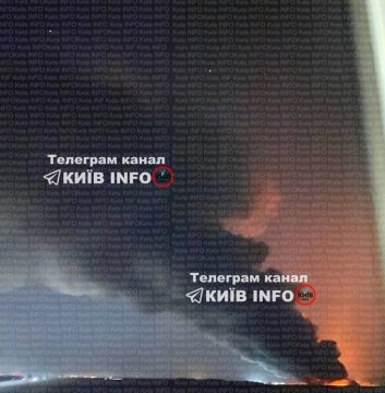 Так выглядит небо над Киевом после ракетных ударов