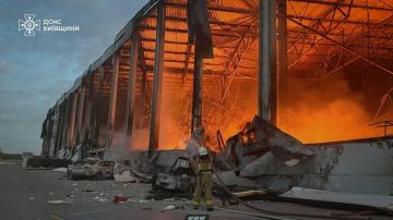 Поражен логистический комплекс компании DB Schenker, расположенный на юго-западной окраине города