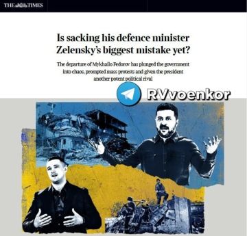 Экс-министр обороны Украины Федоров похоже метит на место Зеленского, — The Times