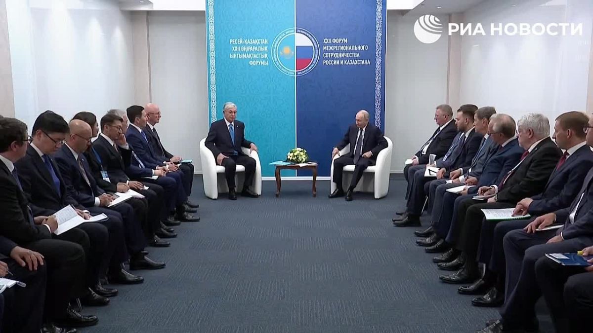 Путин и Токаев обсудили ситуацию на Украине и сотрудничество Москвы и Астаны