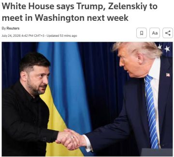Роман Насонов: Трамп и Зеленский должны встретиться в Вашингтоне во вторник, сообщил Reuters представитель Белого дома