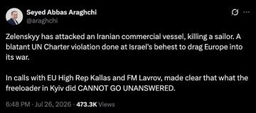 Иран пригрозил Украине ответными мерами после удара по судну в Каспийском море
