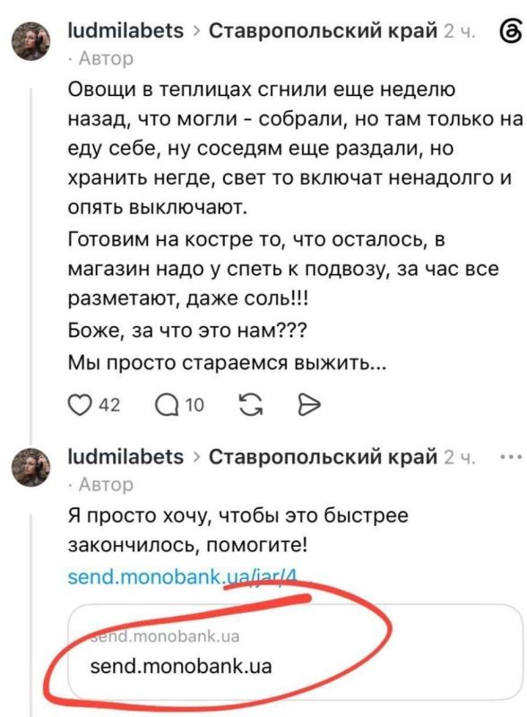 Украинские ботофермы побираются в соцсетях под видом россиян Украинские ботофермы побираются в соцсетях под видом россиян