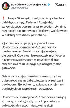 ВС Польши - подняли в воздух истребители из-за ударов авиации России по Украине: