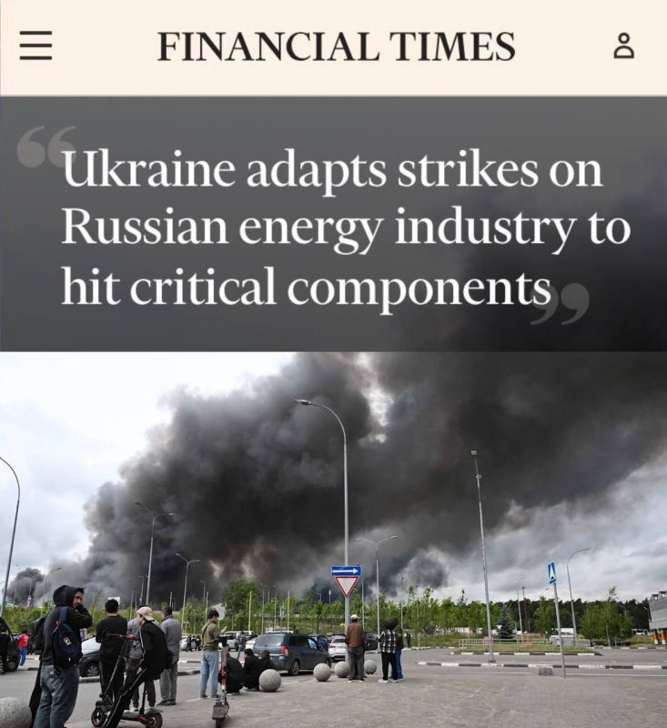 «Украина адаптирует удары по российской энергетической отрасли для поражения критически важных компонентов»: США и Франция предоставляли Украине разведданные, для ударов БПЛА по России