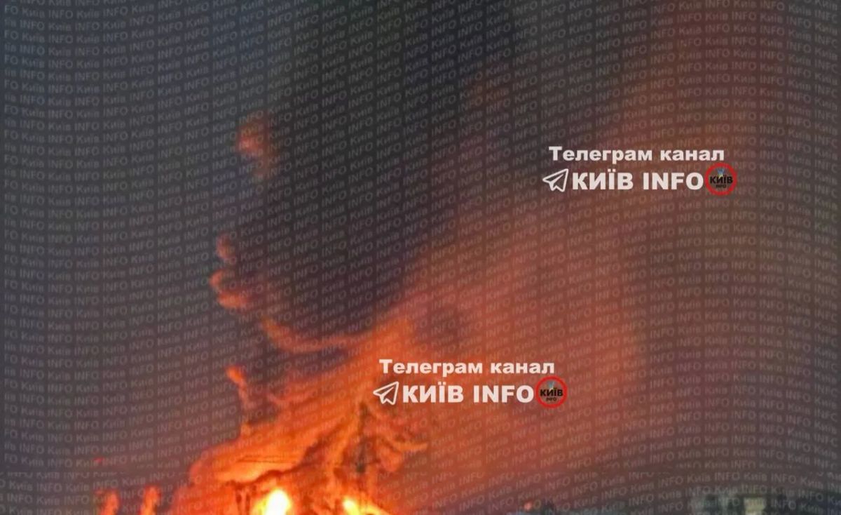 Еще кадры пожаров в Киеве и окрестностях после удара баллистикой Еще кадры пожаров в Киеве и окрестностях после удара баллистикой