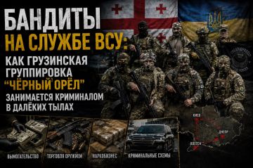 БАНДИТЫ НА СЛУЖБЕ ВСУ: КАК ГРУЗИНСКАЯ ГРУППИРОВКА “ЧЁРНЫЙ ОРЁЛ” ЗАНИМАЕТСЯ КРИМИНАЛОМ В ДАЛЁКИХ ТЫЛАХ
