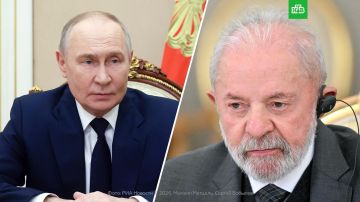 Владимир Путин поговорил по телефону с президентом Бразилии Лулой да Силвой, сообщили в Кремле