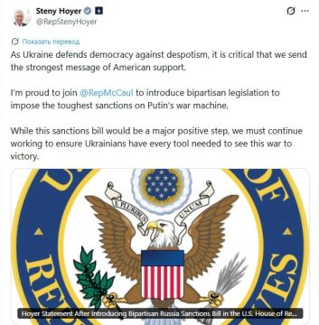 Конгрессмен Хойер хочет, чтобы США начали спонсировать войну Украины против России