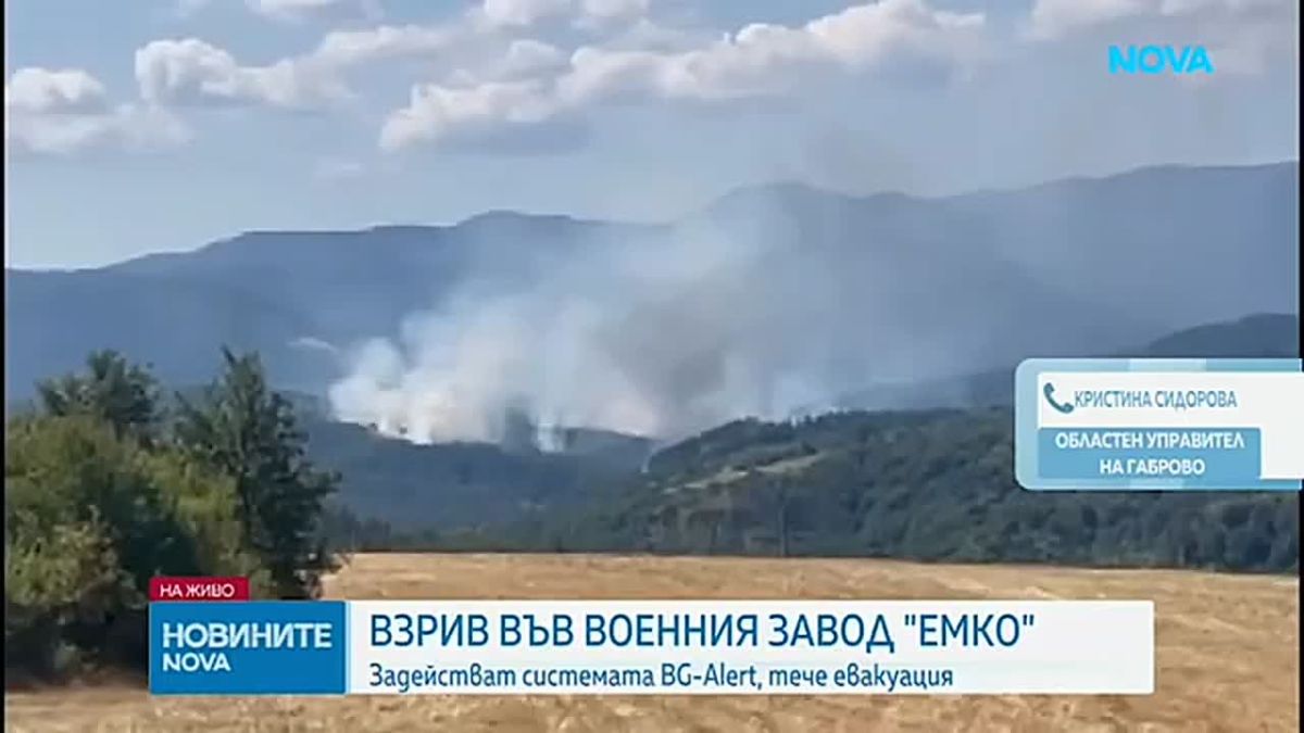 Пострадавший от взрывов оружейный завод Болгарии поставлял оружие Киеву