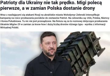 Польша и Украина близки к сделке: Варшава может передать Киеву истребители МиГ-29, а взамен получить украинские беспилотники и технологии