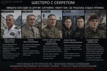 Шестеро с секретом: Офицеры НАТО один за другим «случайно» гибнут там, где решается судьба Украины