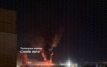Другие кадры после ударов по целям в Киеве