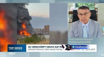 Профессор Герхард Манготт объясняет немцам террористический план Зеленского по завершению эскалации войны