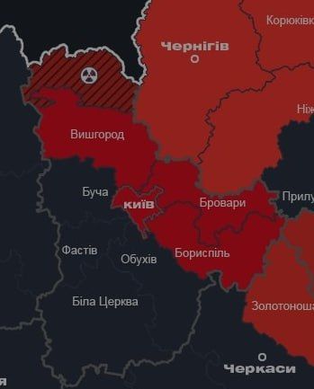 Реактивные БПЛА летят на Киев и Бровары, в столице объявлена тревога, сообщают местные ТГ-каналы