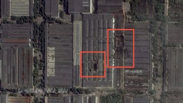 Противник публикует спутниковые снимки последствий удара двух ракет FP-5 "Фламинго" по одному из цехов РКЦ "Прогресс" в Самаре 15 августа
