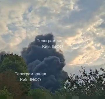 В Броварах Киевской области пожар после прилетов российский БПЛА