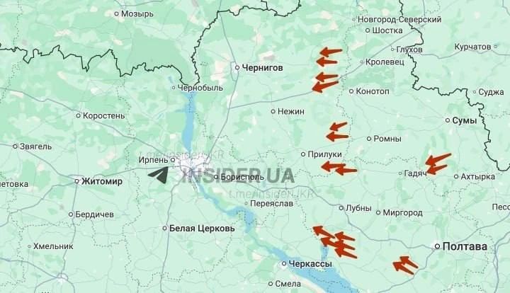Около 25 ракет летят на Киев: сообщается о второй волне атаки